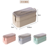 Eco Wheat Straw Baby Products Disposable Special Bamboo Lunch Box 