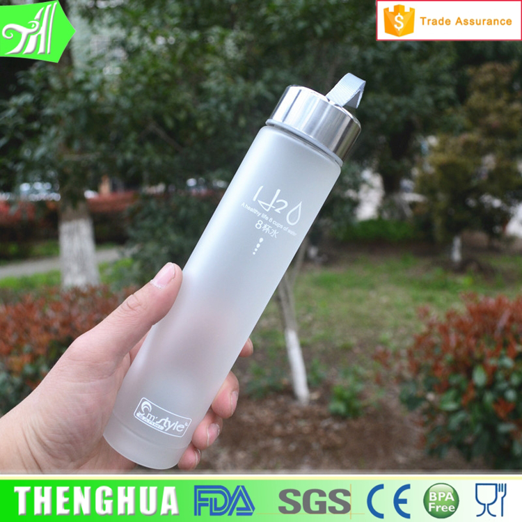 280ml Eco Friendly & BPA-Free Outdoor Use Water Bottle Transparent