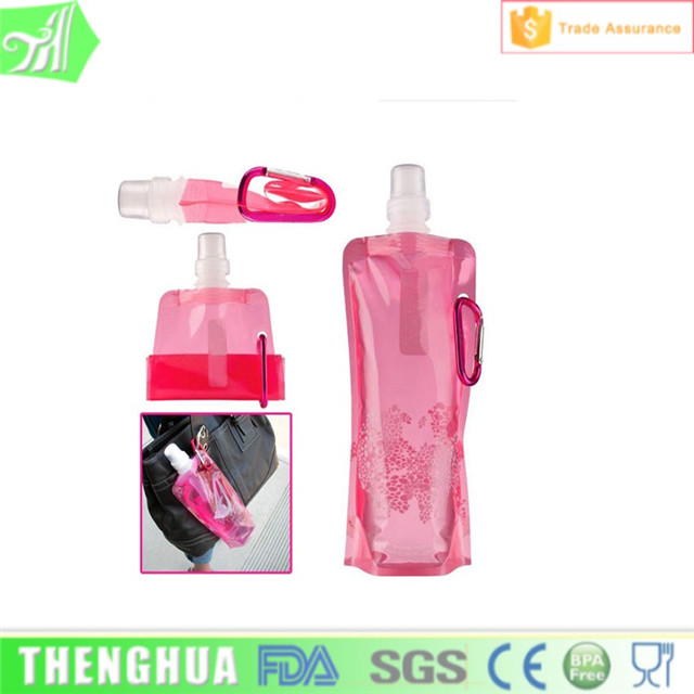 Promotional Advertising Usable Foldable Water Bottle