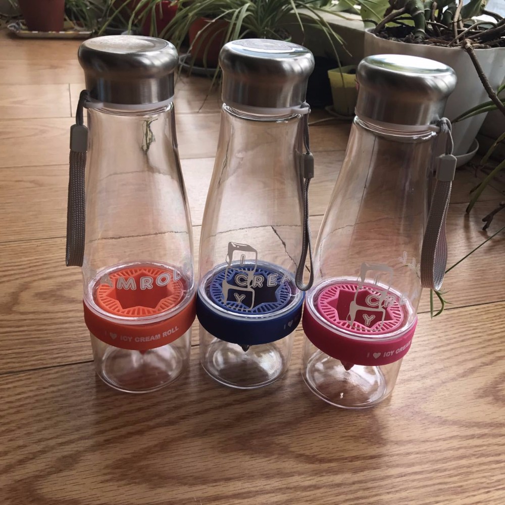 New Products Clear Plastic Fruit Infuser Water Bottle