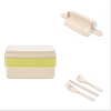 Three Layers Wheat Straw Material Biodegradable Lunch Box Supplier