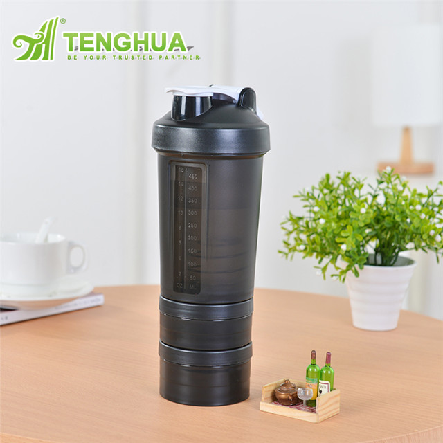 New Style Handheld Plastic Bottles Custom Water Shaker Bottle