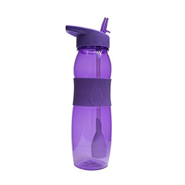 BPA FREE Travel Water Bottle, Custom Logo Space Bottle, Plastic Sports Bottle With Straw