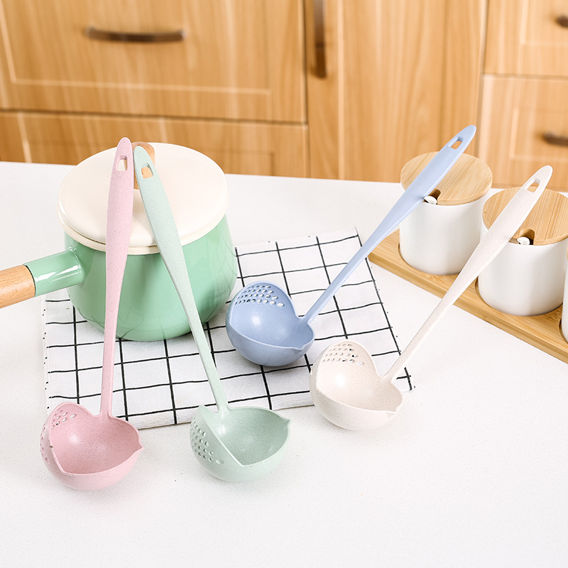 handle wheat straw soup ladle