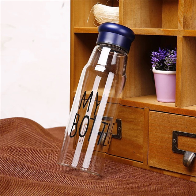 My Bottle Glass Water Bottle, Glass Drinking Bottle with Filter