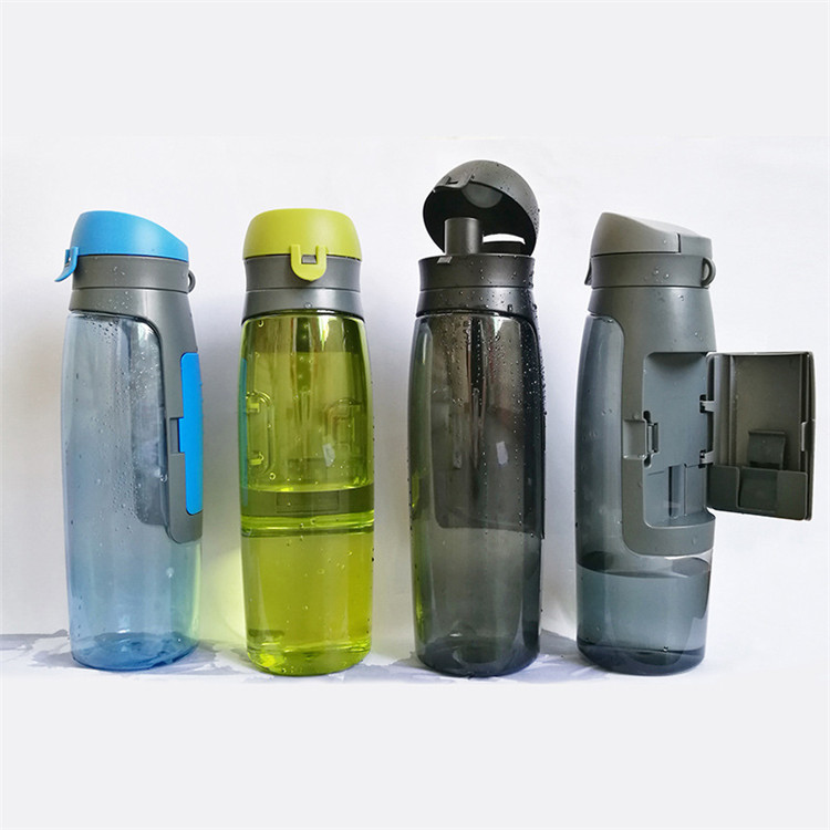 Creative Sports Wallet Water Cup Plastic Storage Compartment Water Bottles