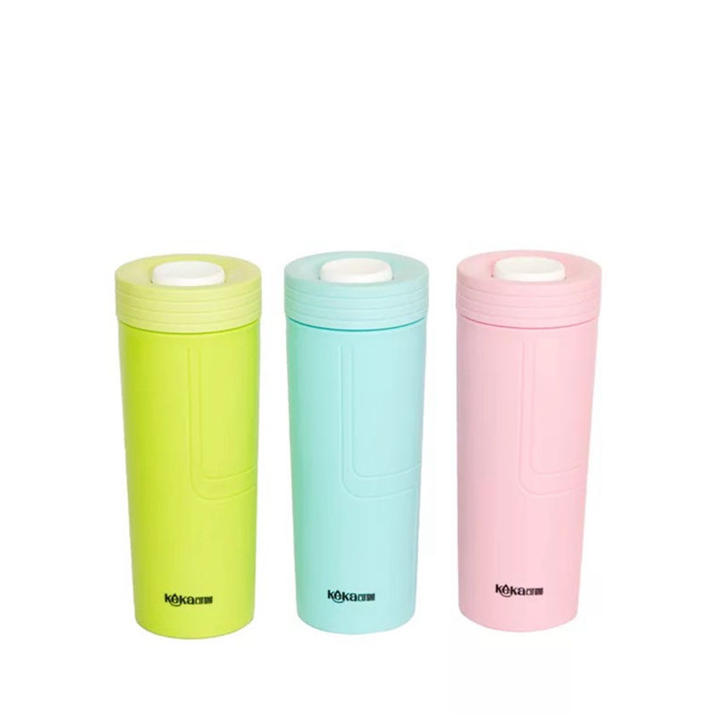 Travel Straw Fiber Environmentally Degradable BPA FREE Water Bottle with Lid 