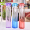 Juice Drinking Water Bottle Glass Rose Shape