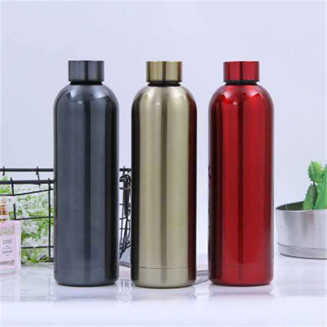 Double Wall Stainless Steel Water Bottle, 500 ML Custom Color Vacuum Insulated Stainless Steel Water Bottle