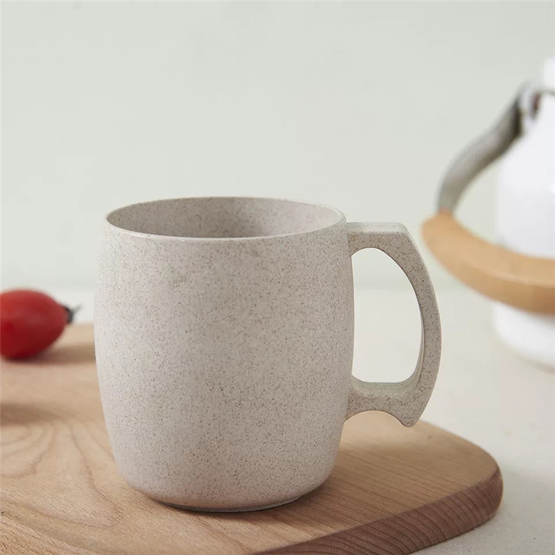 Hot Biodegradable Wheat Straw Japanese Milk Tea Cup