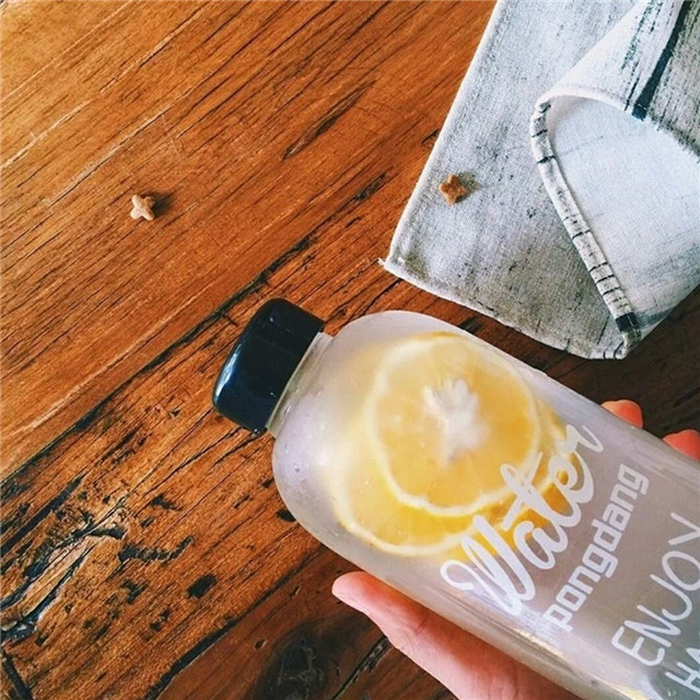 Gift Detox My Bottle Milk Tea Clean Sport Shaker Bottle With Bag