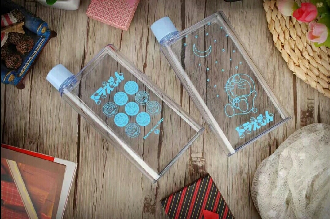 Clear Plastic A6 Notebook Water Bottle Produce