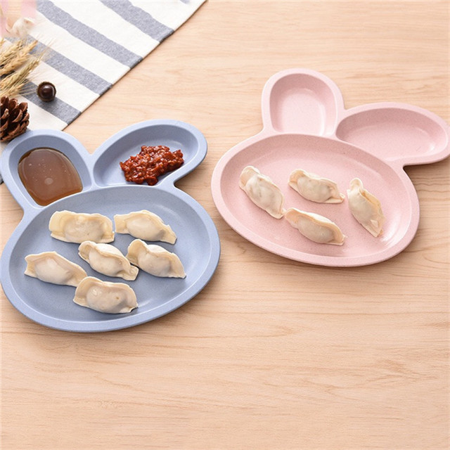  High Quality Factory Directly Provide Biodegradable Rabbit Shape Plates Serving Dishes
