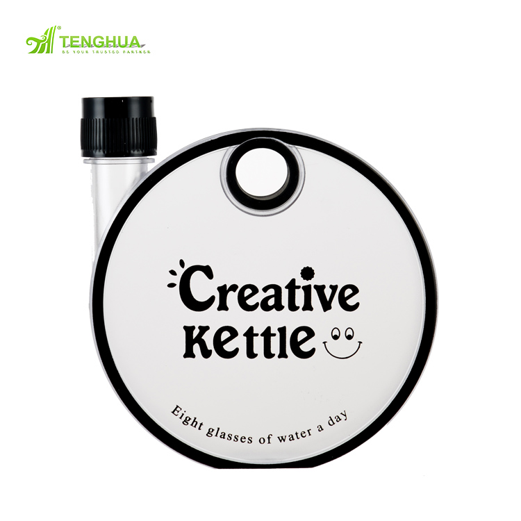 350ml Fashion Promotional Gift Round Mini Water Bottle With Custom Logo