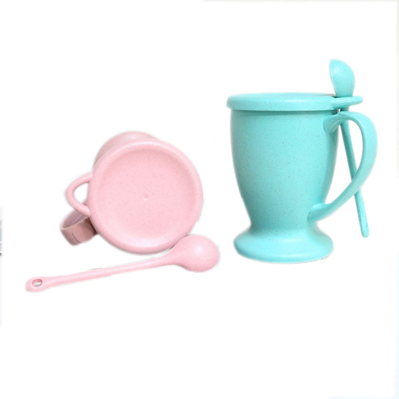 Wholesale Eco-friendly Wheat Straw Color Mini Plastic Food Cup