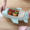 New Design Bamboo Airplane-shaped Biodegradable Lunch Box For Kids