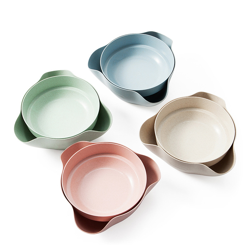 2 Layers Unique style Home Plastic Snack Dipping Bowl