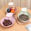 Dry Nuts Bowls Storage Box with Divides Portable Dry Fruit Organizers 