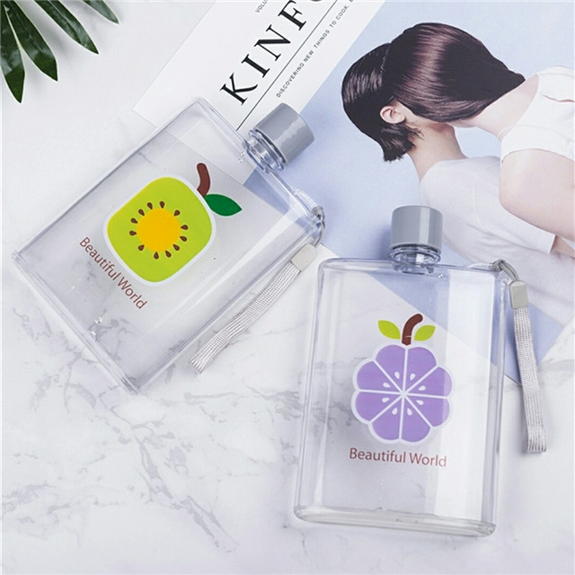 Hot Selling Unique Design BPA Free Flat Mini Water Bottle
