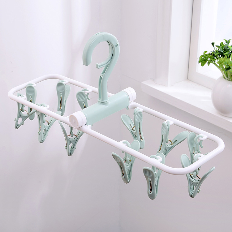 Online China Shop Cost-effective Best Selling Underwear Folding Plastic Hanger For Sock