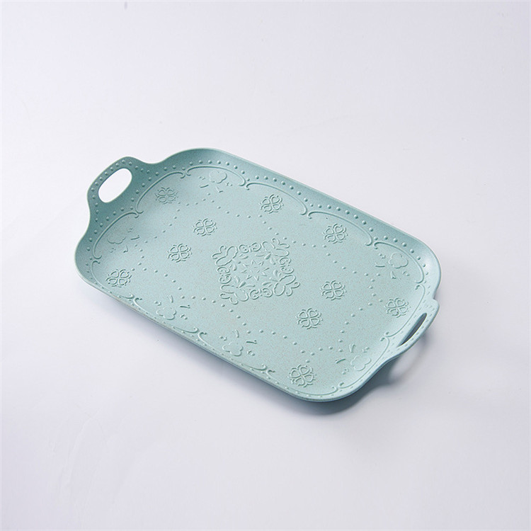 Wholesale Wheat Straw Heath Bread Baby Food Freezer Sofa Tray