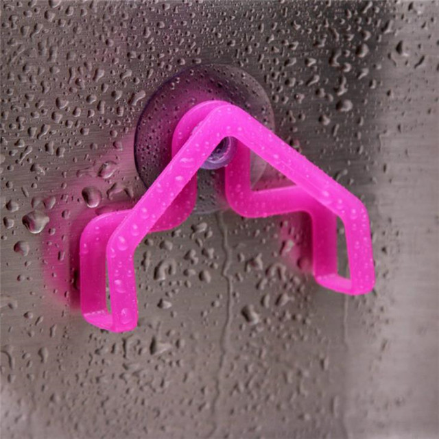 Wholesale Price Kitchen Suction Cup Sponge Clip,Non-folding Rack