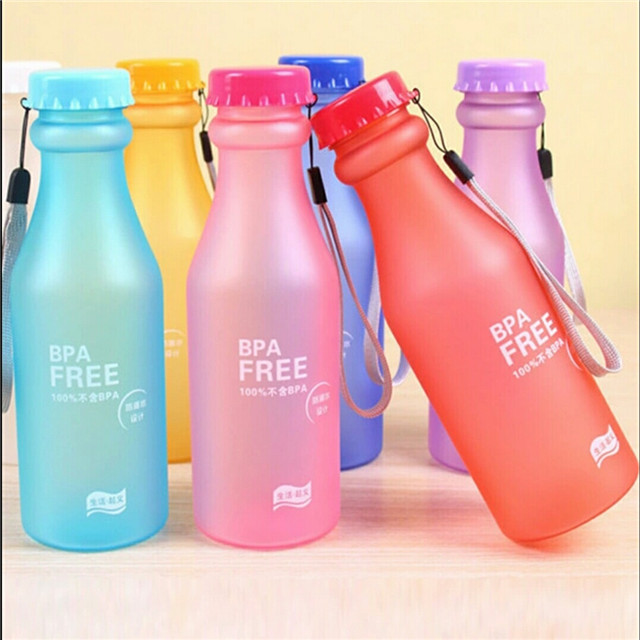Clear/ Frosted Design BPA Free Water Bottle, Portable Water Bottle For Kids