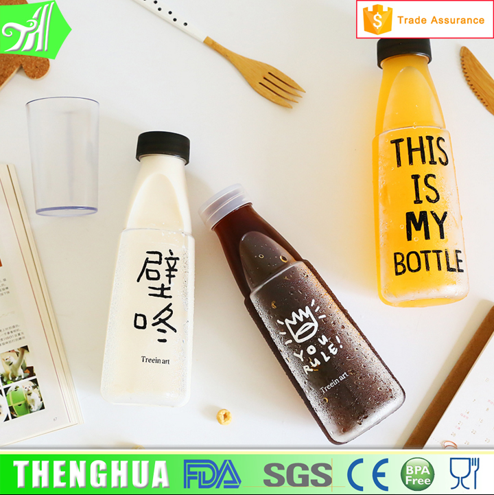 Creative Fonta Customized Plastic Shaker Insulated Water Bottle