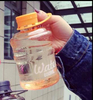 BPA Free Portable Mini Gallon Plastic Water Bottle