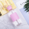 380ML High Quality OEM Good Price Silicone Sleeve Glass Water Bottle