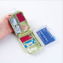 New Eco-Friendly BPA Free Wheat Fiber Pill Organizer Box Monthly Pill Box Plastic