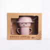 Cartoon Cute Wheat Straw Dinnerware Set Kids 