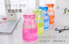 Different Shapes Diamond Style Plastic Water Bottle