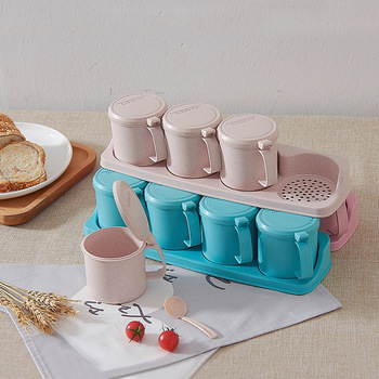 Amazon Hot Sale Plastic Storage Box Food Storage Container With Lid Seasoning Box