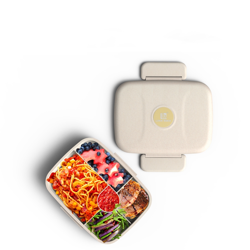 Plastic And Silicone Food Container Leak Proof Premium Quality Bento Lunch Box For Adults Kids with Lids