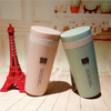 New 300ml Plastic Wheat Straw Whey Protein Dispenser Degradable Shaker My Sport Water Bottle