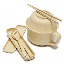 100% Food Grade Wheat Straw Plastic Noodle Large Custom Bowl