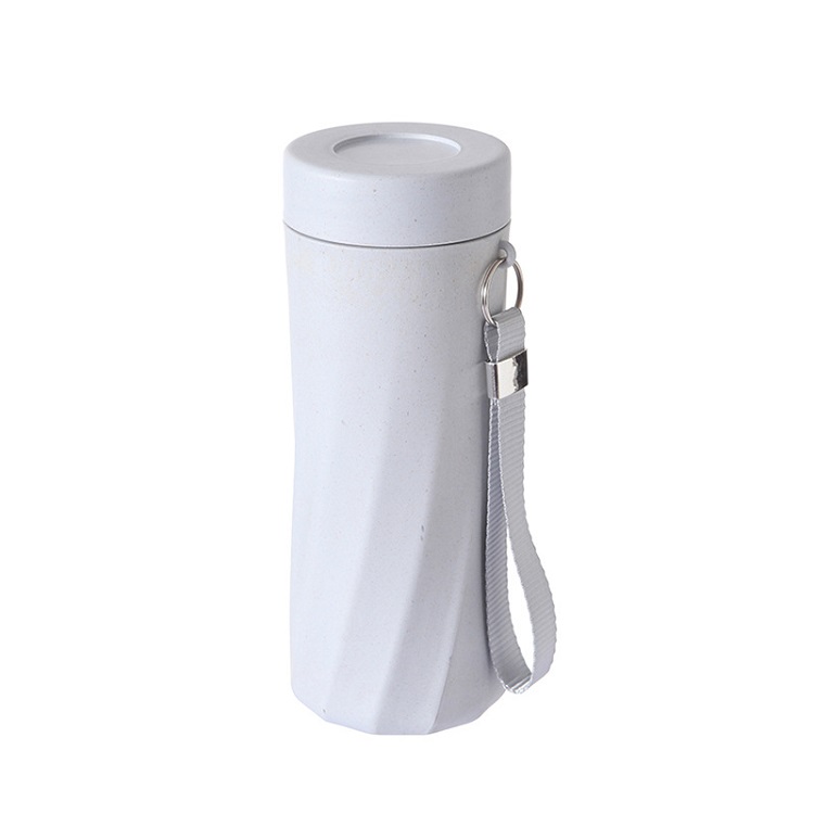 Hot Sale 450ml Portable Biodegradable Natural Bamboo Fiber Water Bottle