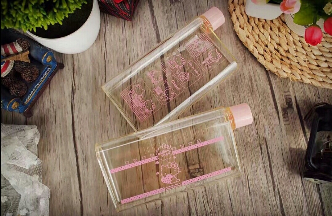 Clear Plastic A6 Notebook Water Bottle Produce