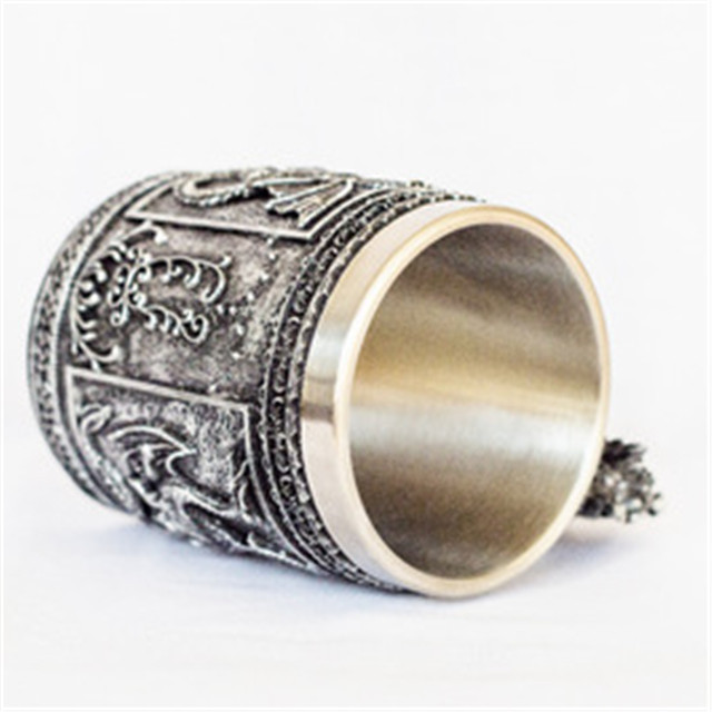 Creative Design Dragon Stainless Steel Coffee Cup, Food Grade Coffee Cup