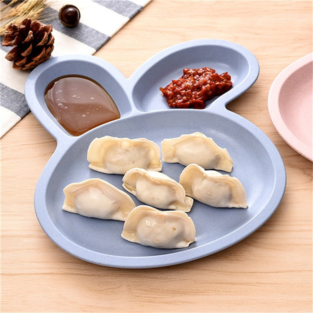 High Quality Factory Directly Provide Biodegradable Rabbit Shape Plates Serving Dishes