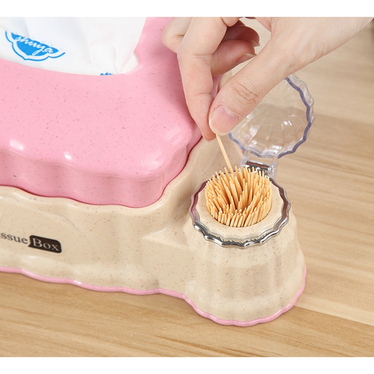Factory Selling Directly Wheat Straw Plastic Tissue Box Wholesale