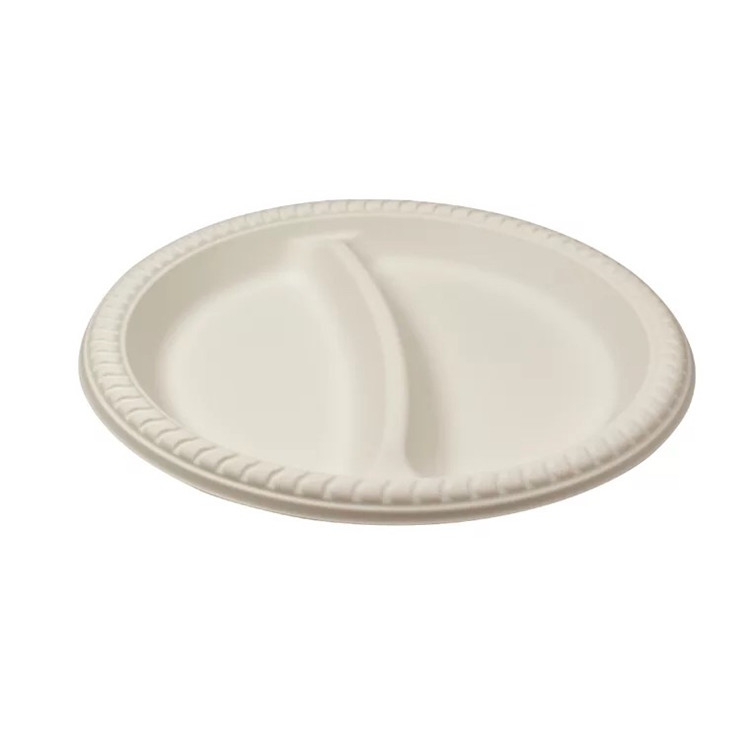 Disposable Plate Wholesale Biodegradable Corn Starch Dinner Plate 