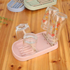 Wheat Straw Baby Milk Bottle Drying Racks Water Cup Drain Rack Holder Organizer Storage Racks