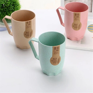 Eco-Friendly Wheat Straw Portable Toothbrush Holder