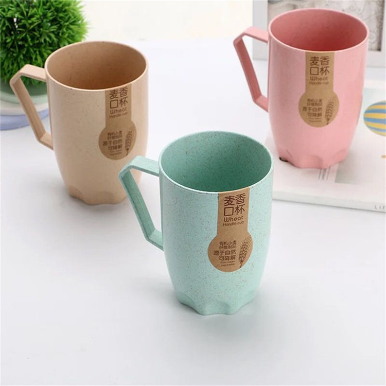 Eco-Friendly Wheat Straw Portable Toothbrush Holder