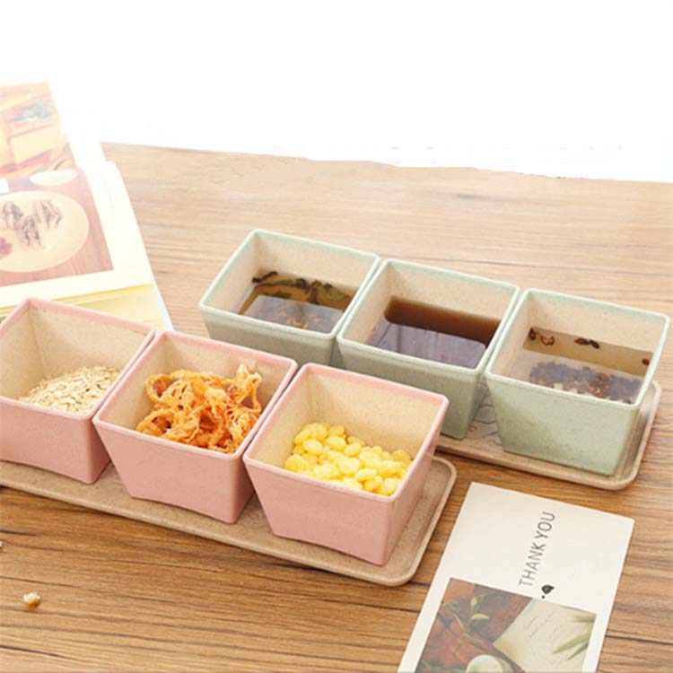Hot Selling Wheat Straw Plastic Keyboard Style Storage Box