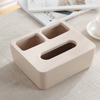 Home Wheat Straw Plastic Car Tissue Box Holder