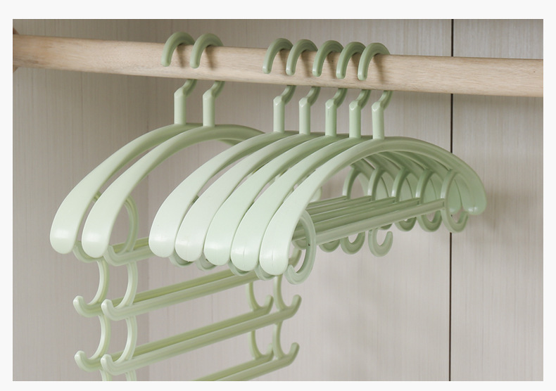 High Quality Wet And Dry Multiple Choice Plastic Suit Hanger Rack
