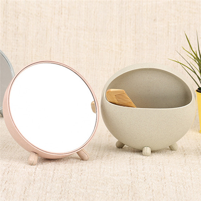 100% Factory Directly Ladies Makeup Decorative Standing Vanity Mirror